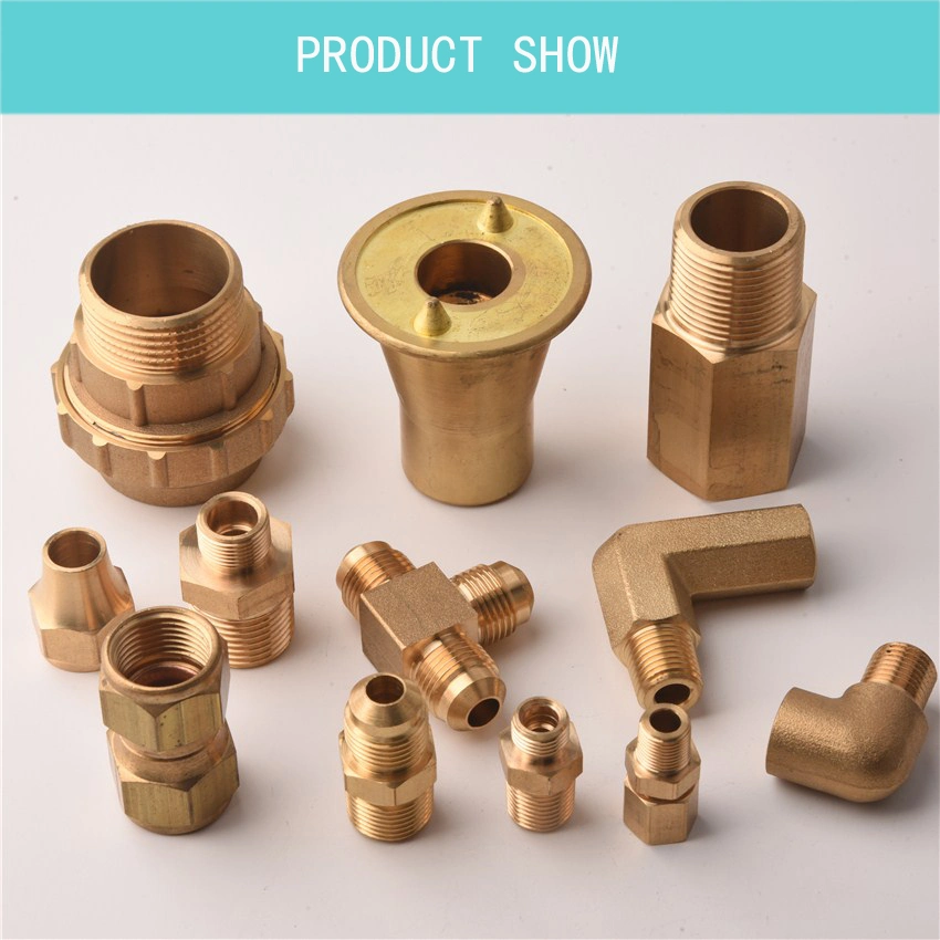 Brass Pipe Elbow Coupling Union Sanitary Tap Connector Fitting for Water