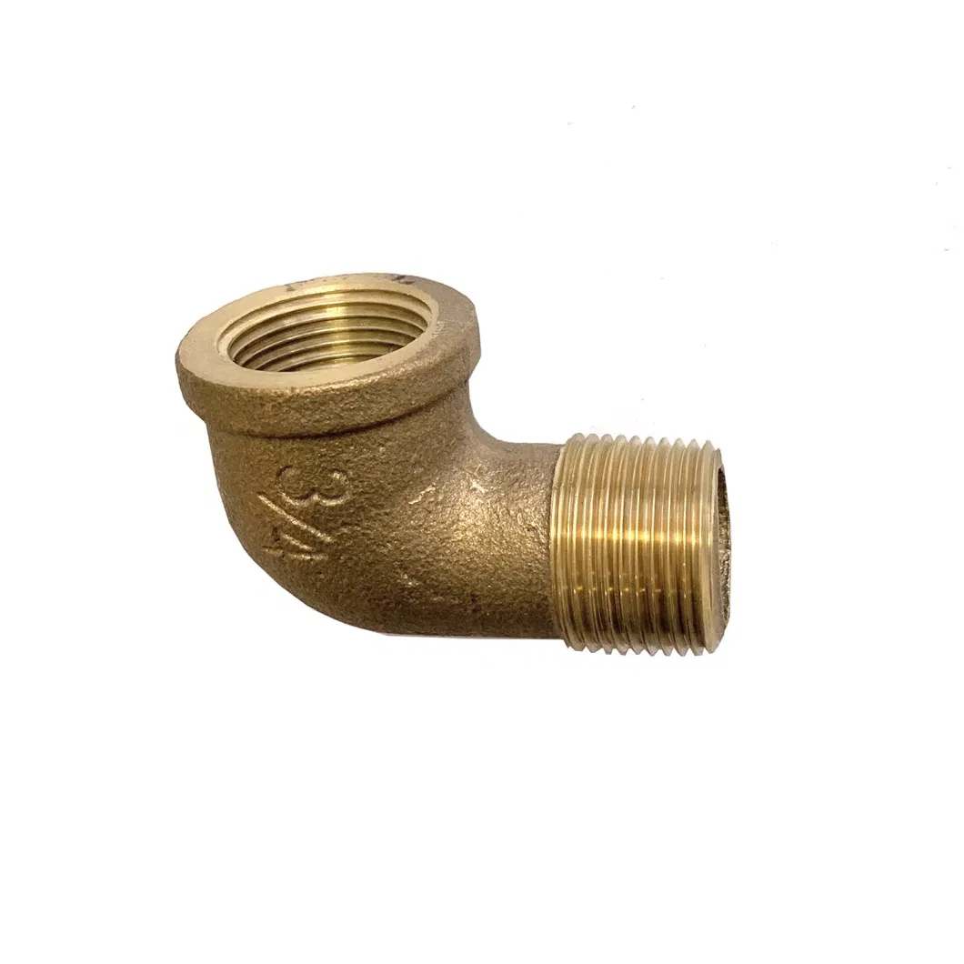 LG2 Bronze F/M 90 Degree Elbow Fitting of Casting