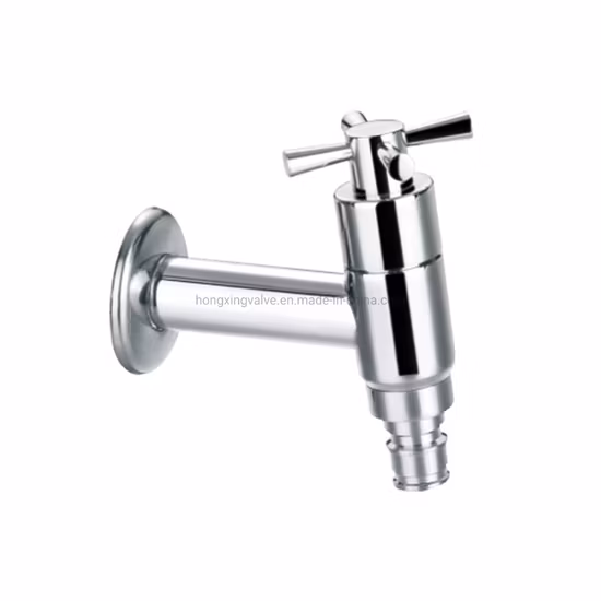 Hose Connection Garden Kitchen Basin Faucet Tap Bib Cock Brass Chrome Plate Bibcock