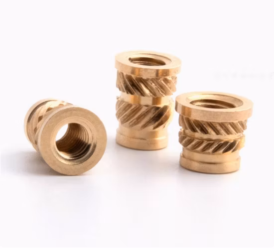 Pntek Special Fastener Female Thread Brass Inserts Nut M2 Steel Thread Insert