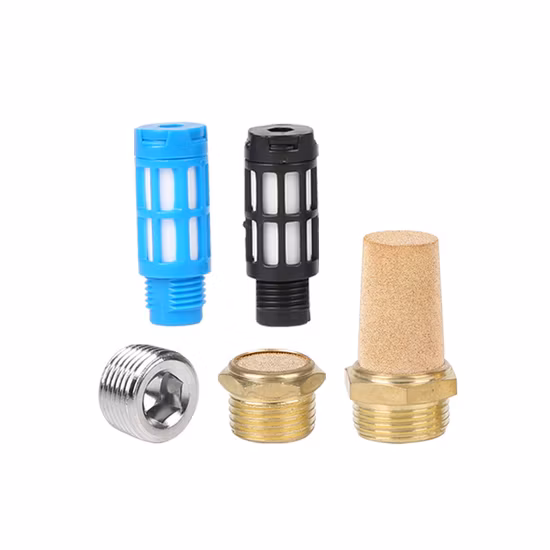 Sintered Powder Metal Parts Bronze Brass Pneumatic Exhaust Muffler Pneumatic Fittings