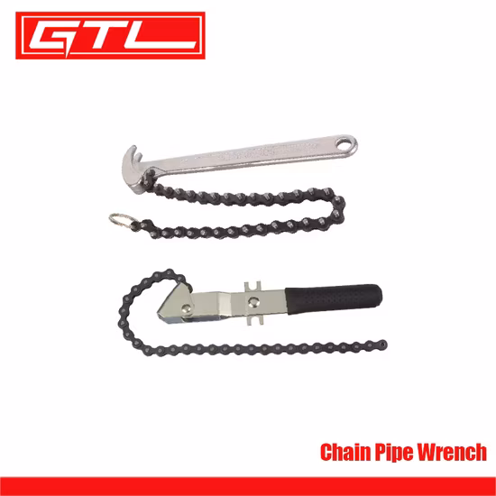 Chain Pipe Wrench Ratcheting Chain Large Pipe Fittings Tools